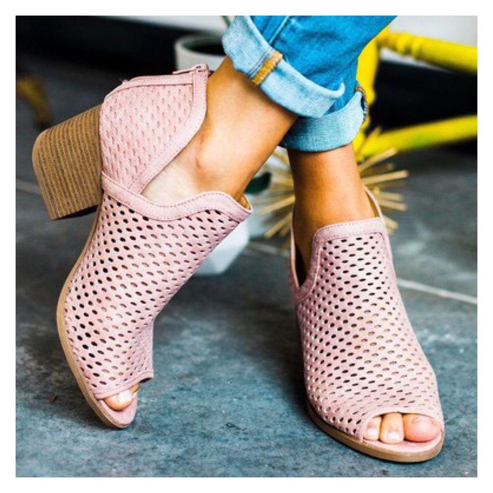 Jet Setter Mauve- Vegan Suede Ankle Bootie